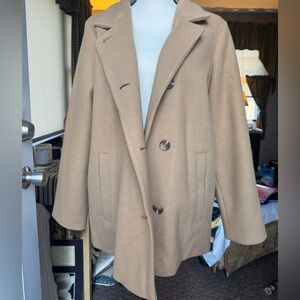 NWT Camel Pea Coat